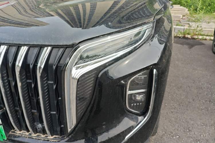 Used Hongqi HS7 PHEV 2024 2.0T PHEV Four-Wheel Drive Flagship Edition 7 Seats Left Front Headlight