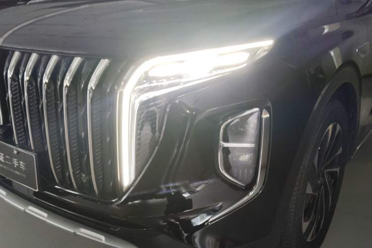 Used Hongqi HS7 PHEV 2024 2.0T PHEV Four-Wheel Drive Flagship Edition 6 Seats Left Front Headlight