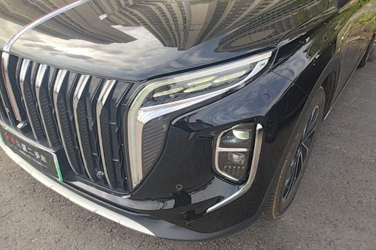 Used Hongqi HS7 PHEV 2024 2.0T PHEV Four-Wheel Drive Flagship Edition 6 Seats Left Front Headlight