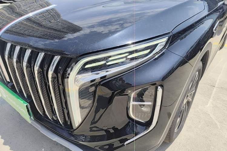 Used Hongqi HS7 PHEV 2024 2.0T PHEV Four-Wheel Drive Flagship Edition 6 Seats Left Front Headlight