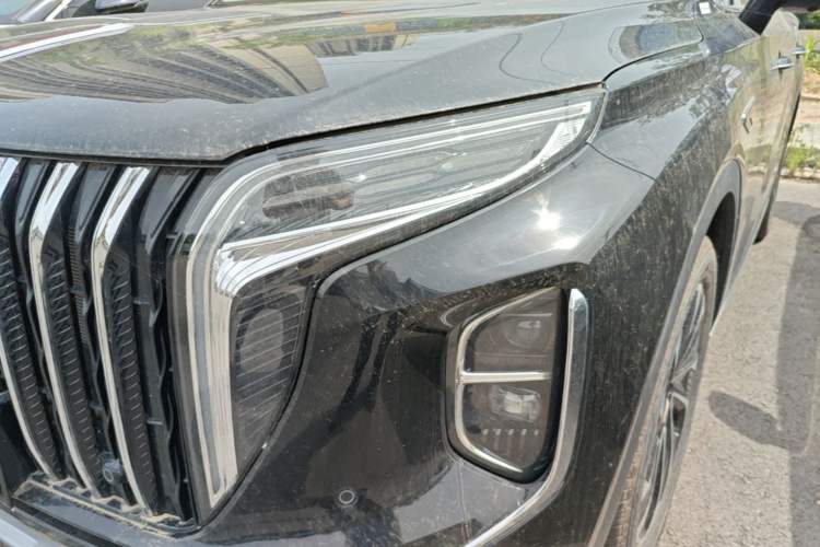 Used Hongqi HS7 PHEV 2024 2.0T PHEV Four-Wheel Drive Flagship Edition 6 Seats Left Front Headlight