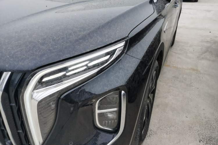 Used Hongqi HS7 PHEV 2024 2.0T PHEV Four-Wheel Drive Flagship Edition 7 Seats Left Front Headlight