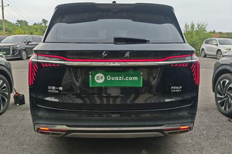 Used Hongqi HS7 PHEV 2024 2.0T PHEV Four-Wheel Drive Flagship Edition 7 Seats Rear