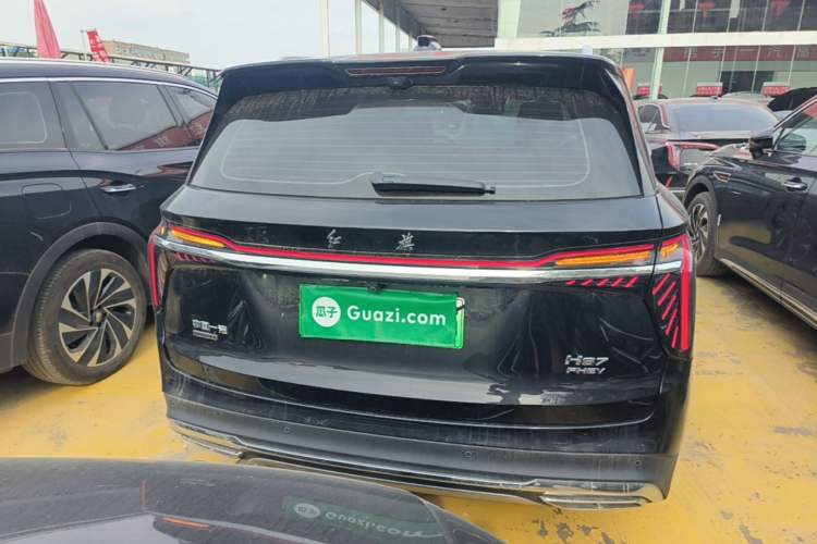 Used Hongqi HS7 PHEV 2024 2.0T PHEV Four-Wheel Drive Flagship Edition 6 Seats Rear
