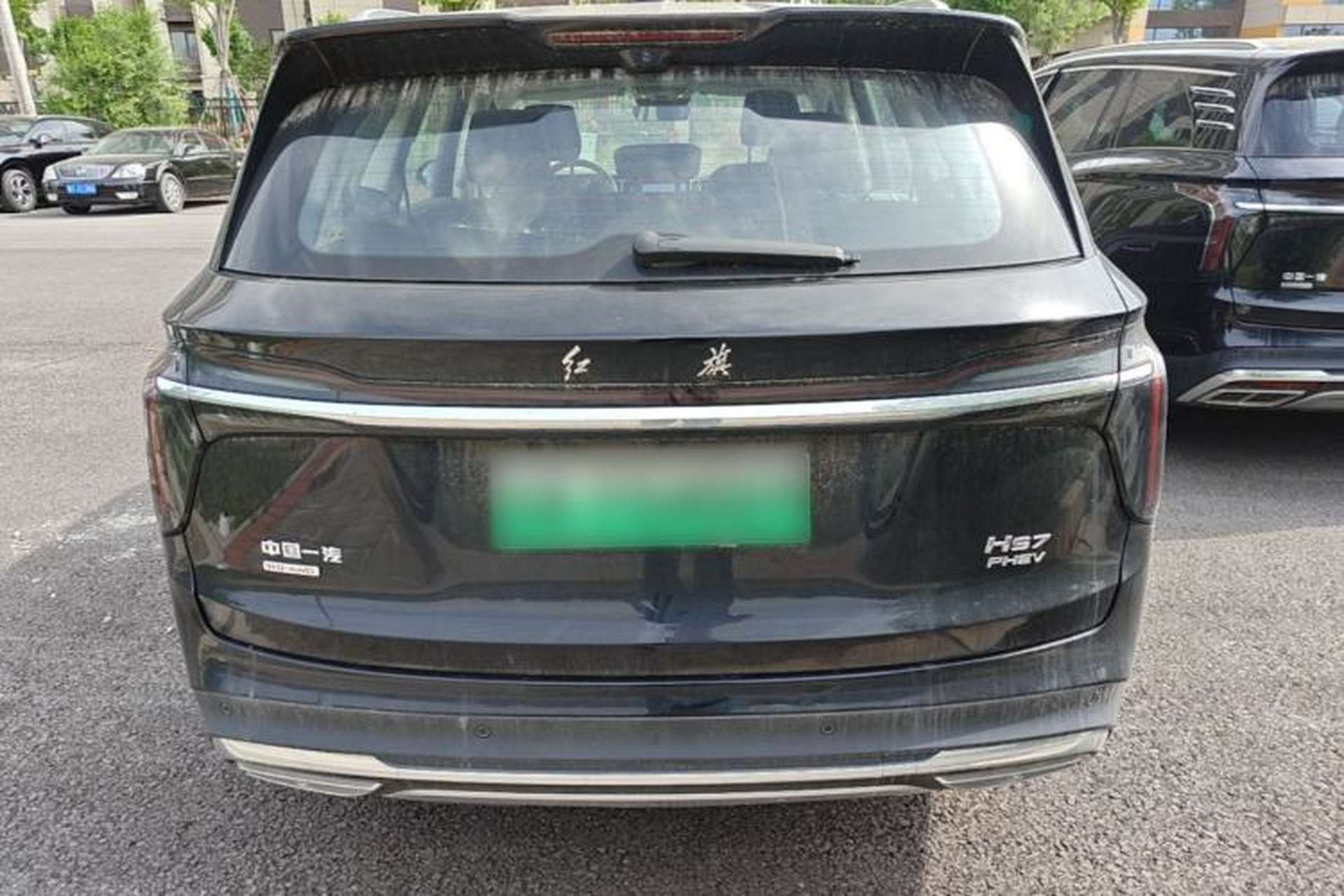 Used Hongqi HS7 PHEV 2024 2.0T PHEV Four-Wheel Drive Flagship Edition 7 Seats Rear