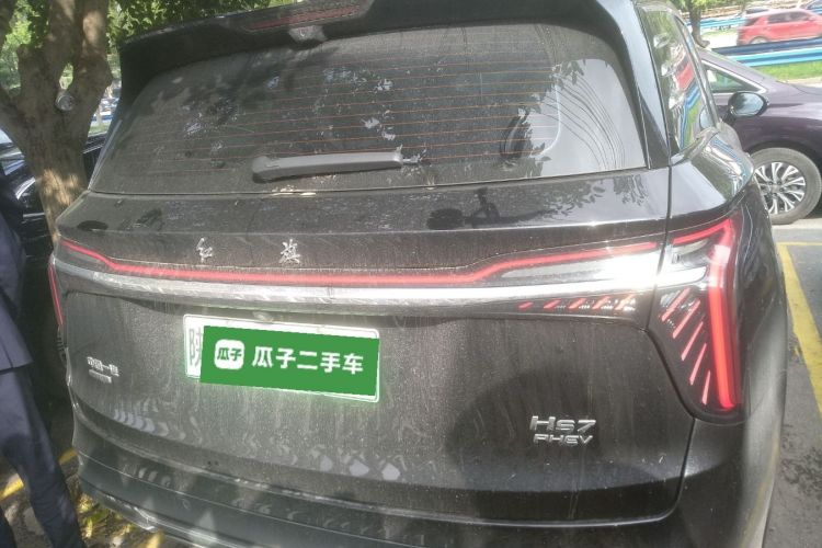 Used Hongqi HS7 PHEV 2024 2.0T PHEV Four-Wheel Drive Flagship Edition 6 Seats Rear