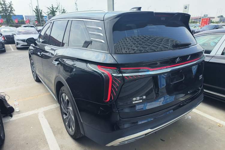 Used Hongqi HS7 PHEV 2024 2.0T PHEV Four-Wheel Drive Flagship Edition 6 Seats Rear Left 45 Deg