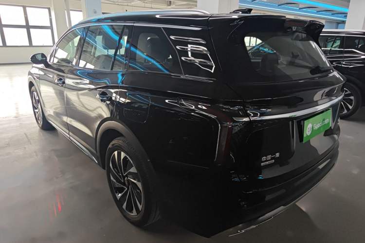 Used Hongqi HS7 PHEV 2024 2.0T PHEV Four-Wheel Drive Flagship Edition 7 Seats Rear Left 45 Deg