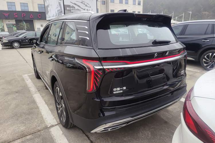 Used Hongqi HS7 PHEV 2024 2.0T PHEV Four-Wheel Drive Flagship Edition 7 Seats Rear Left 45 Deg