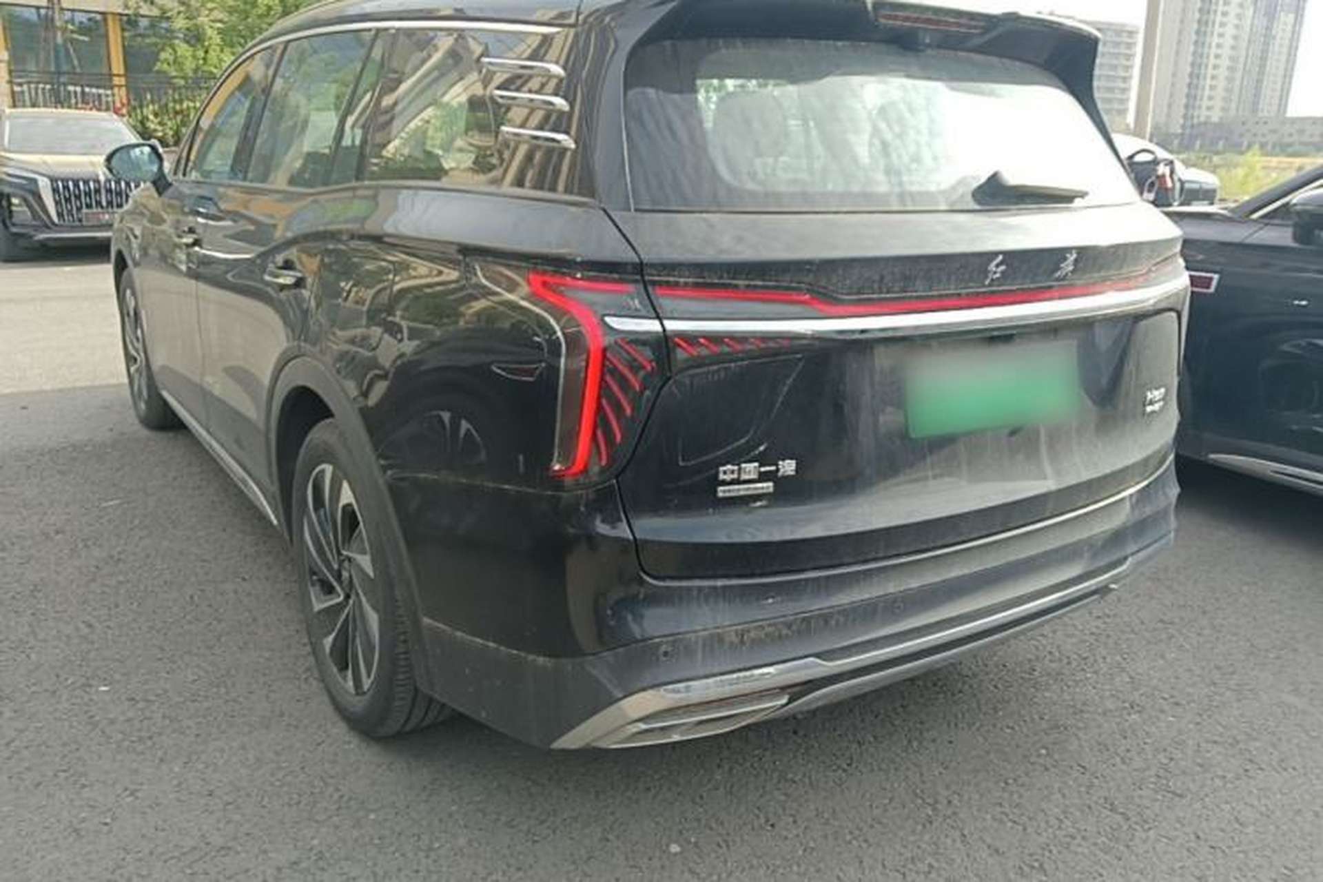 Used Hongqi HS7 PHEV 2024 2.0T PHEV Four-Wheel Drive Flagship Edition 6 Seats Rear Left 45 Deg