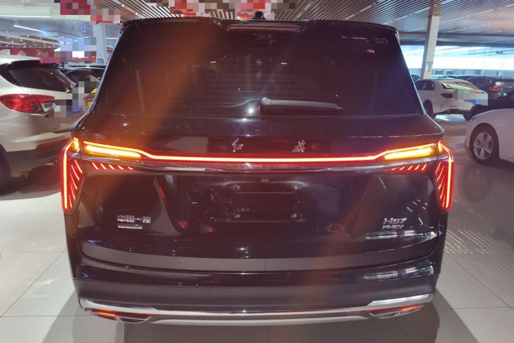 Used Hongqi HS7 PHEV 2024 2.0T PHEV Four-Wheel Drive Flagship Edition 7 Seats Rear