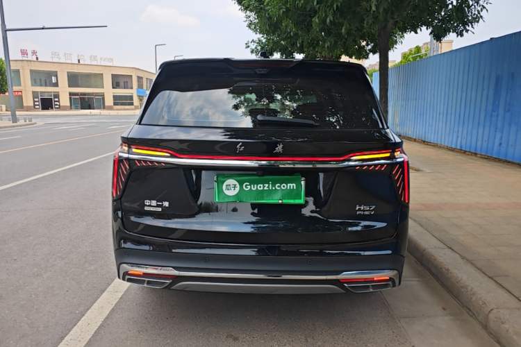 Used Hongqi HS7 PHEV 2024 2.0T PHEV Four-Wheel Drive Flagship Edition 7 Seats Rear