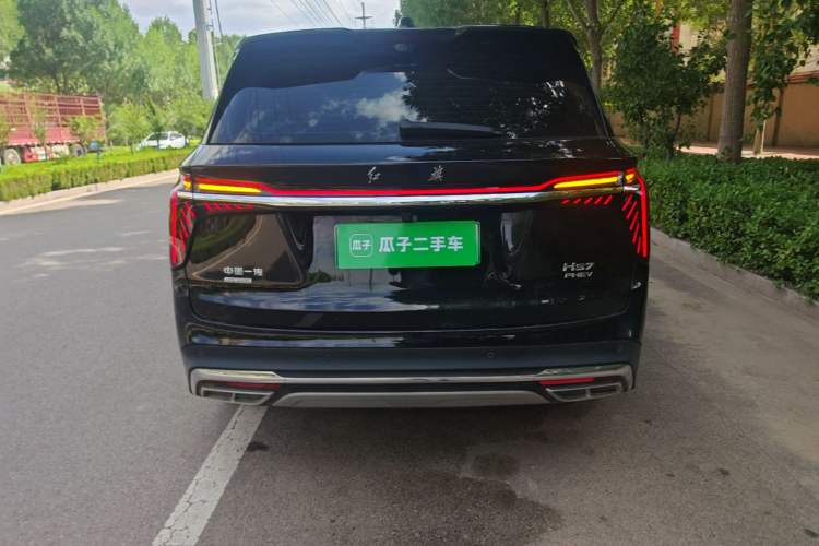 Used Hongqi HS7 PHEV 2024 2.0T PHEV Four-Wheel Drive Flagship Edition 7 Seats Rear