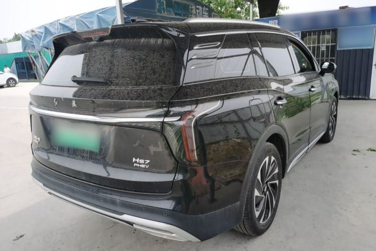 Used Hongqi HS7 PHEV 2024 2.0T PHEV Four-Wheel Drive Flagship Edition 7 Seats Rear Right 45 Deg
