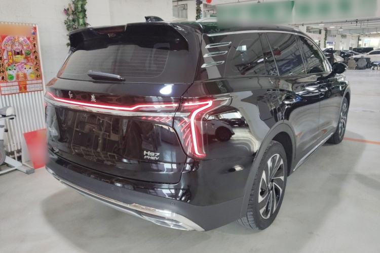 Used Hongqi HS7 PHEV 2024 2.0T PHEV Two-Wheel Drive Flagship Edition 7 Seats Rear Right 45 Deg