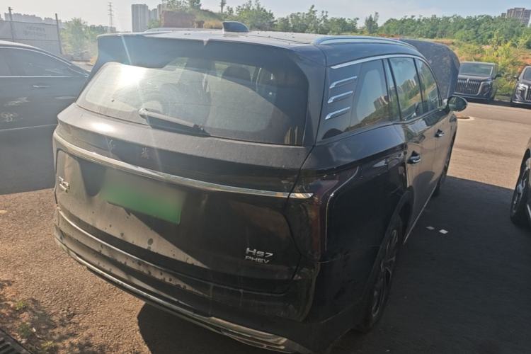 Used Hongqi HS7 PHEV 2024 2.0T PHEV Four-Wheel Drive Flagship Edition 7 Seats Rear Right 45 Deg