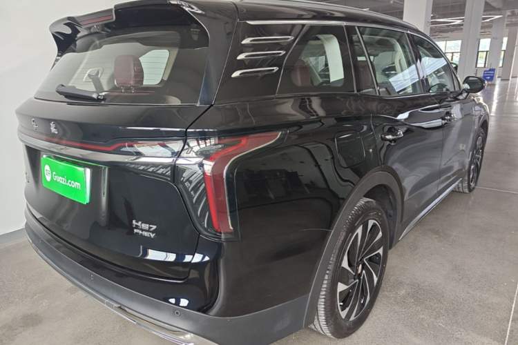 Used Hongqi HS7 PHEV 2024 2.0T PHEV Four-Wheel Drive Flagship Edition 7 Seats Rear Right 45 Deg