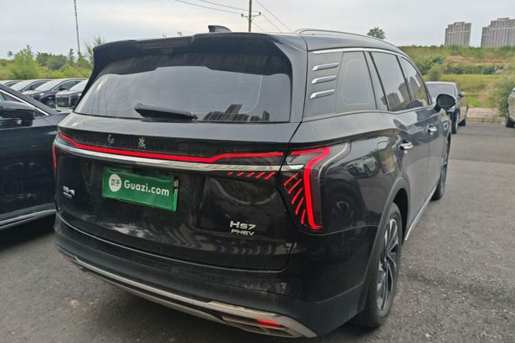 Used Hongqi HS7 PHEV 2024 2.0T PHEV Four-Wheel Drive Flagship Edition 7 Seats Rear Right 45 Deg