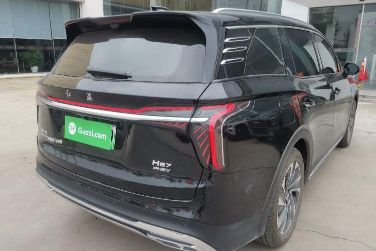 Used Hongqi HS7 PHEV 2024 2.0T PHEV Four-Wheel Drive Flagship Edition 7 Seats Rear Right 45 Deg
