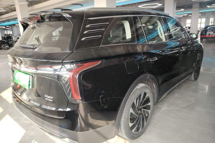 Used Hongqi HS7 PHEV 2024 2.0T PHEV Four-Wheel Drive Flagship Edition 7 Seats Rear Right 45 Deg