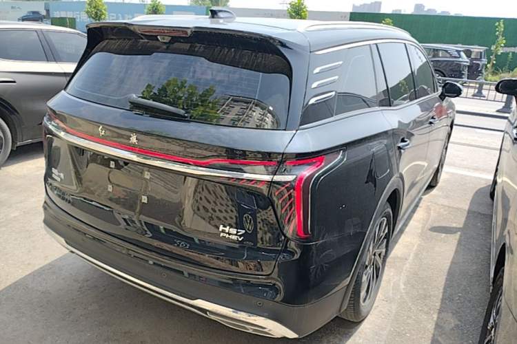 Used Hongqi HS7 PHEV 2024 2.0T PHEV Four-Wheel Drive Flagship Edition 7 Seats Rear Right 45 Deg