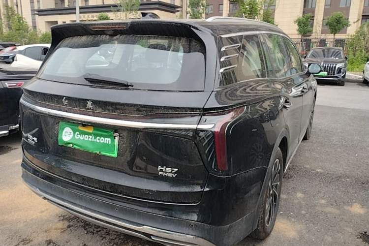 Used Hongqi HS7 PHEV 2024 2.0T PHEV Four-Wheel Drive Flagship Edition 6 Seats Rear Right 45 Deg