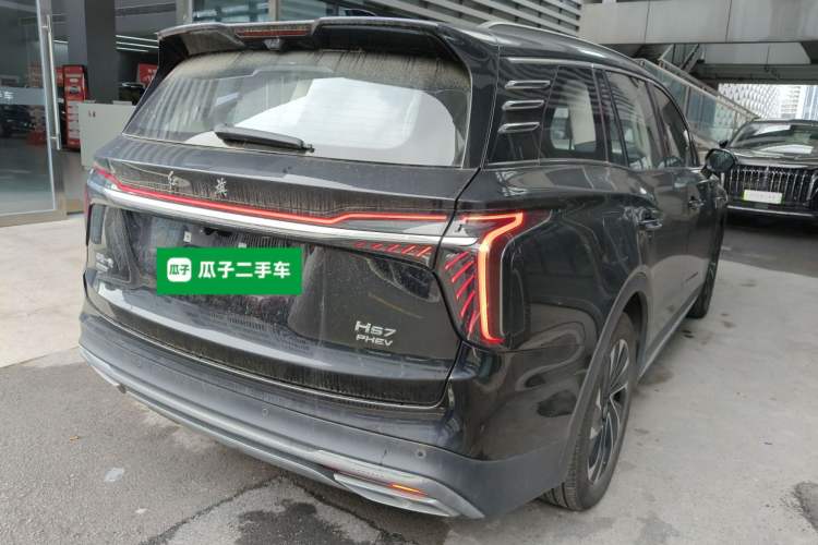 Used Hongqi HS7 PHEV 2024 2.0T PHEV Four-Wheel Drive Flagship Edition 6 Seats Rear Right 45 Deg