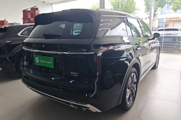 Used Hongqi HS7 PHEV 2024 2.0T PHEV Four-Wheel Drive Flagship Edition 7 Seats Rear Right 45 Deg