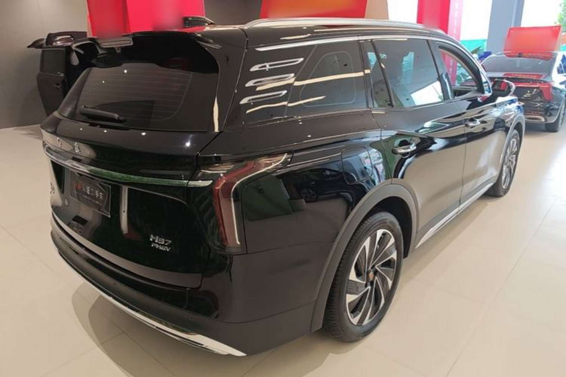 Used Hongqi HS7 PHEV 2024 2.0T PHEV Four-Wheel Drive Flagship Edition 7 Seats Rear Right 45 Deg