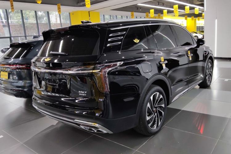 Used Hongqi HS7 PHEV 2024 2.0T PHEV Four-Wheel Drive Flagship Edition 6 Seats Rear Right 45 Deg