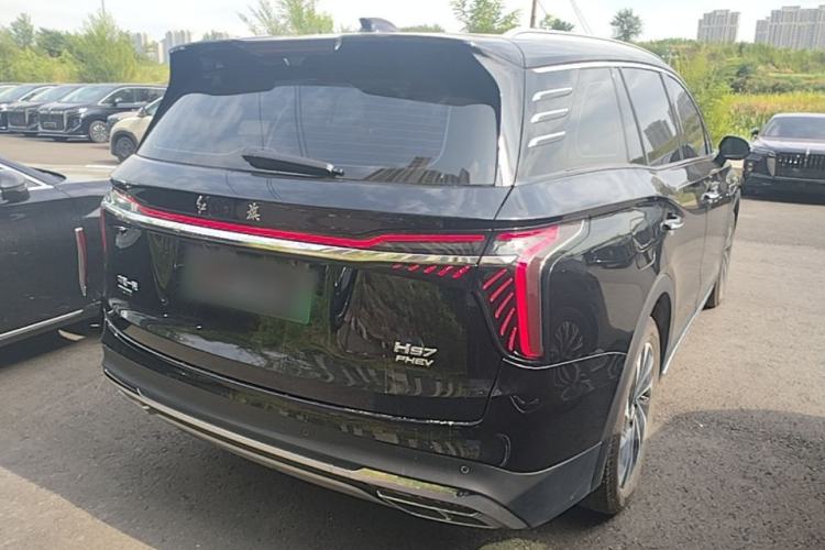 Used Hongqi HS7 PHEV 2024 2.0T PHEV Four-Wheel Drive Flagship Edition 6 Seats Rear Right 45 Deg
