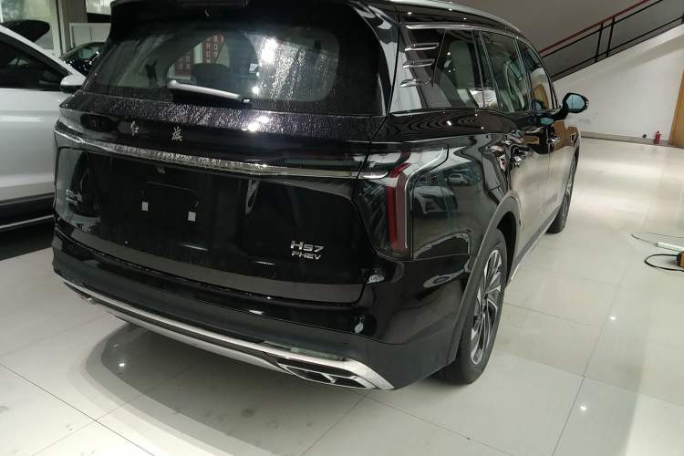 Used Hongqi HS7 PHEV 2024 2.0T PHEV Four-Wheel Drive Flagship Edition 7 Seats Rear Right 45 Deg