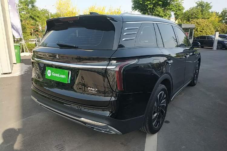 Used Hongqi HS7 PHEV 2024 2.0T PHEV Four-Wheel Drive Flagship Edition 6 Seats Rear Right 45 Deg