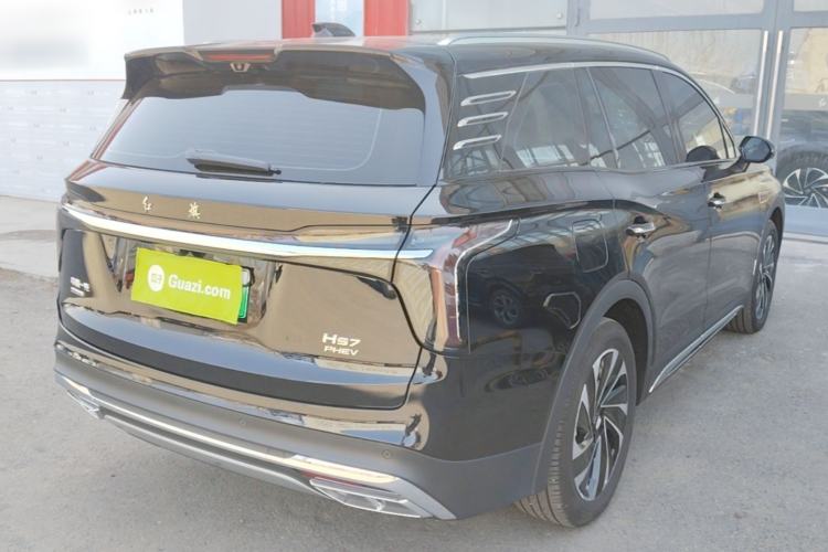 Used Hongqi HS7 PHEV 2024 2.0T PHEV Four-Wheel Drive Flagship Edition 6 Seats Rear Right 45 Deg