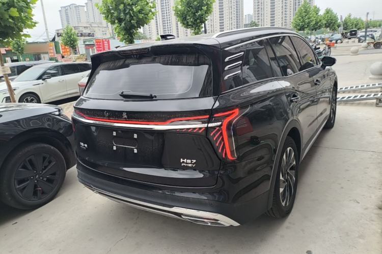 Used Hongqi HS7 PHEV 2024 2.0T PHEV Four-Wheel Drive Flagship Edition 7 Seats Rear Right 45 Deg