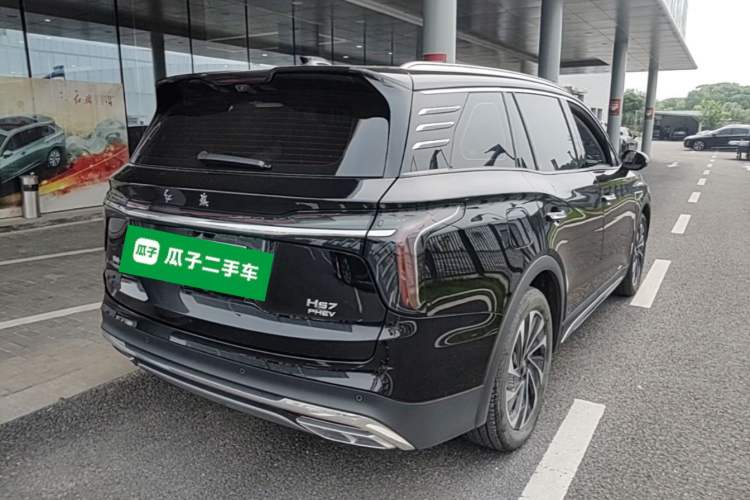 Used Hongqi HS7 PHEV 2024 2.0T PHEV Four-Wheel Drive Flagship Edition 6 Seats Rear Right 45 Deg