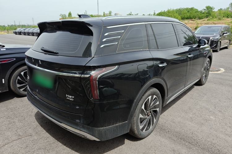 Used Hongqi HS7 PHEV 2024 2.0T PHEV Four-Wheel Drive Flagship Edition 7 Seats Rear Right 45 Deg