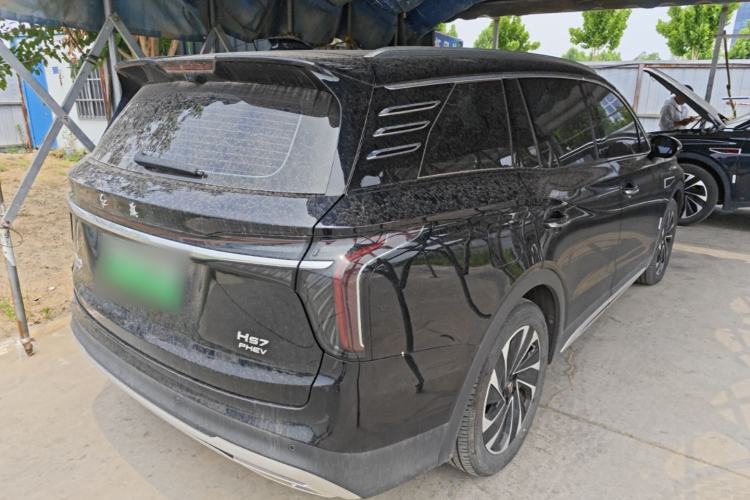 Used Hongqi HS7 PHEV 2024 2.0T PHEV Four-Wheel Drive Flagship Edition 7 Seats Rear Right 45 Deg