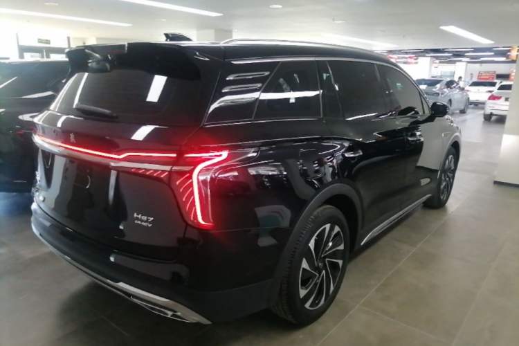 Used Hongqi HS7 PHEV 2024 2.0T PHEV Four-Wheel Drive Flagship Edition 6 Seats Rear Right 45 Deg