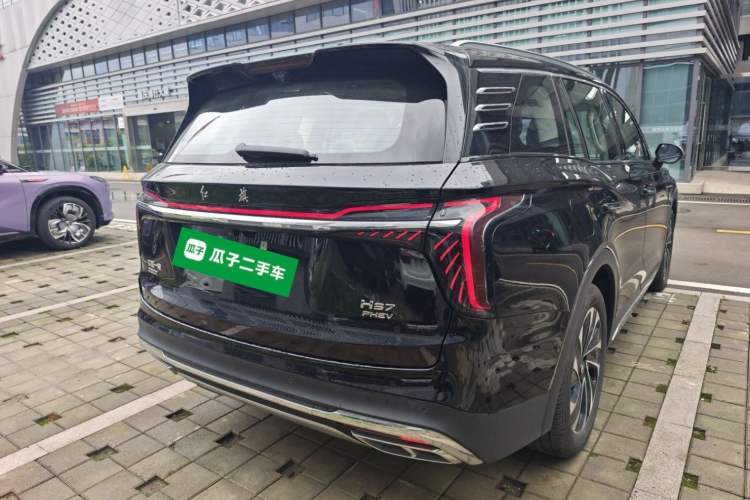 Used Hongqi HS7 PHEV 2024 2.0T PHEV Four-Wheel Drive Flagship Edition 6 Seats Rear Right 45 Deg