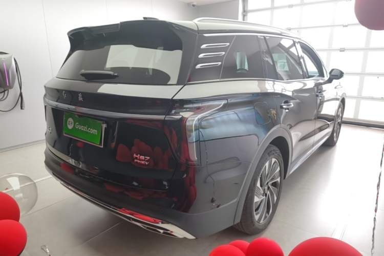 Used Hongqi HS7 PHEV 2024 2.0T PHEV Four-Wheel-Drive Flagship Edition 6 Seats Rear Right 45 Deg