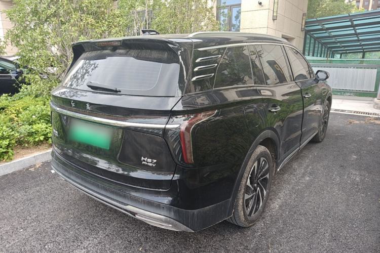Used Hongqi HS7 PHEV 2024 2.0T PHEV Four-Wheel Drive Flagship Edition 6 Seats Rear Right 45 Deg