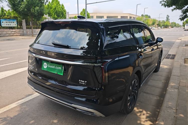 Used Hongqi HS7 PHEV 2024 2.0T PHEV Four-Wheel Drive Flagship Edition 7 Seats Rear Right 45 Deg