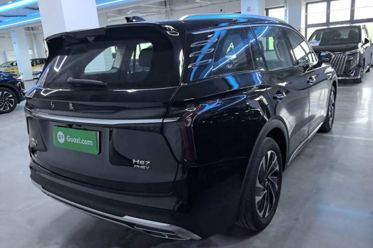 Used Hongqi HS7 PHEV 2024 2.0T PHEV Four-Wheel Drive Flagship Edition 7 Seats Rear Right 45 Deg