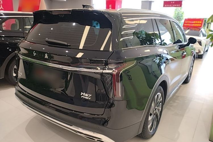 Used Hongqi HS7 PHEV 2024 2.0T PHEV Four-Wheel Drive Flagship Edition 7 Seats Rear Right 45 Deg