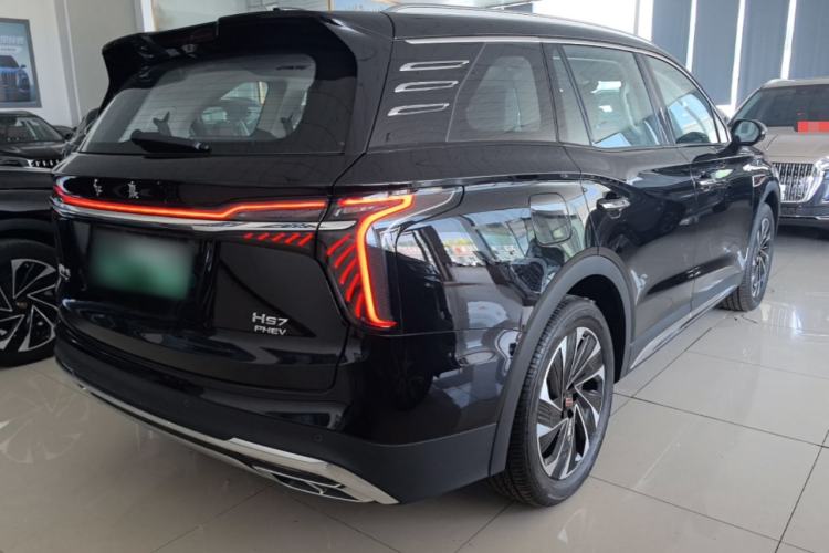 Used Hongqi HS7 PHEV 2024 2.0T PHEV Four-Wheel Drive Flagship Edition 6 Seats Rear Right 45 Deg