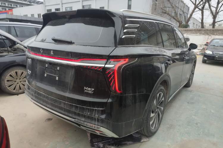 Used Hongqi HS7 PHEV 2024 2.0T PHEV Four-Wheel Drive Flagship Edition 6 Seats Rear Right 45 Deg
