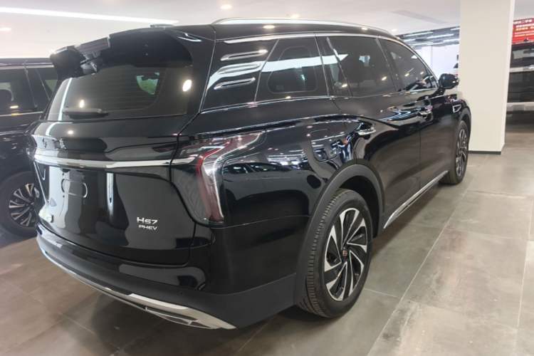 Used Hongqi HS7 PHEV 2024 2.0T PHEV Four-Wheel Drive Flagship Edition 6 Seats Rear Right 45 Deg