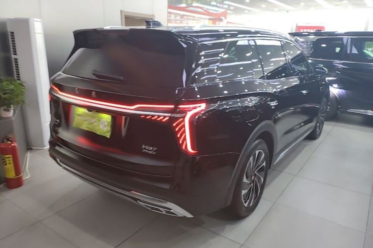 Used Hongqi HS7 PHEV 2024 2.0T PHEV Four-Wheel Drive Flagship Edition 7 Seats Rear Right 45 Deg