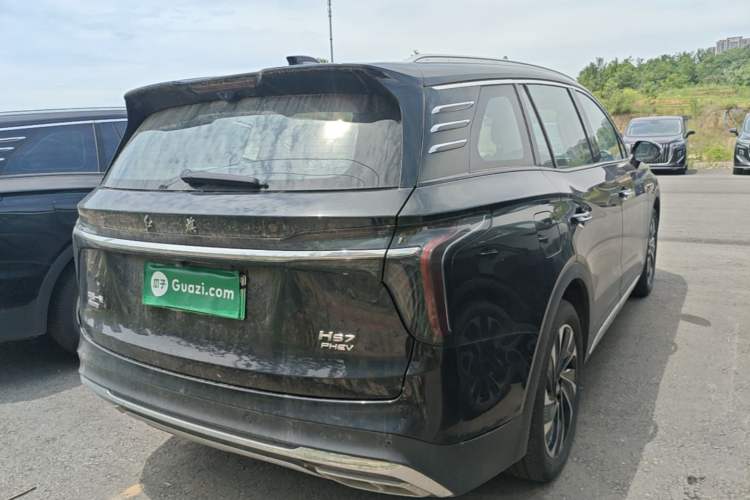 Used Hongqi HS7 PHEV 2024 2.0T PHEV Four-Wheel Drive Flagship Edition 7 Seats Rear Right 45 Deg
